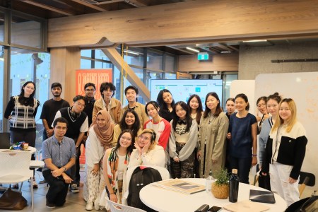 A group photo of a Data Garden Project workshop.