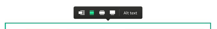 Image showing Medium interface for adding alt text