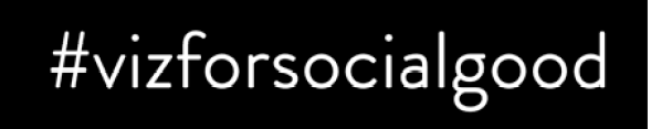 viz for social good hashtag font